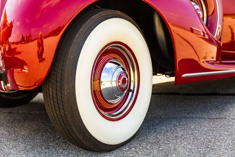 This special model went to top Packard dealerships in major cities. Kolak says this one was on display in Detroit.