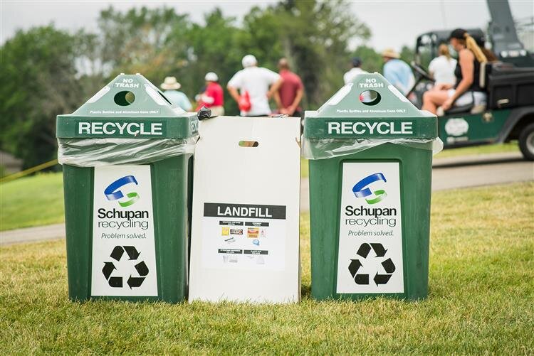The 2019 DGLBI was a green event, with an app over printed materials and plenty of recycling stations on the course.