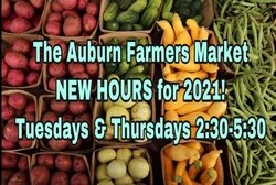 It's too early for locally-grown produce, but the Auburn Farmers Market is offering homemade items during May.