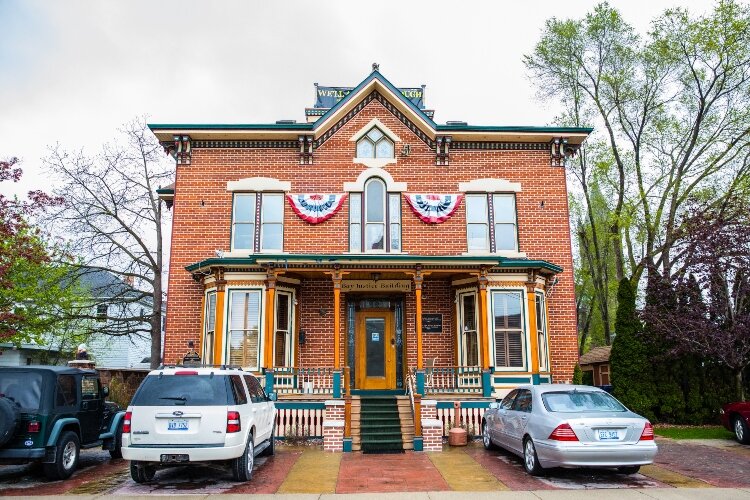 Nearly 150 years ago, this law office was the private home of George Henry Shearer and his wife, Elva. 