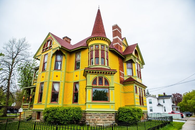 Charles Whitney arrived in Bay City in 1874. Over the years, he opened a pharmacy and a bakery. He also was vice president of a savings and loan and treasurer at a mining company.