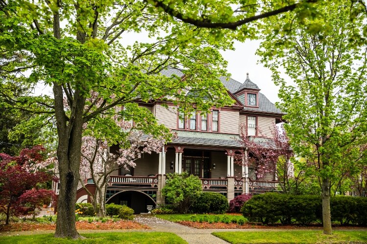 This home at 1514 Center Ave. has a strong southern influence, which came from Eliza Turner, the wife of the original owner, Joseph Turner.