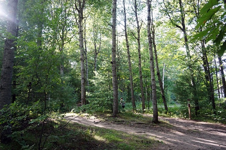 Midland City Forest is the ultimate choose-your-own-adventure destination. Sprawling trails and loops weave through the forest, featuring wide horseback riding trails and maintained mountain biking trails. (Photo courtesy of Crystal Gwizdala)