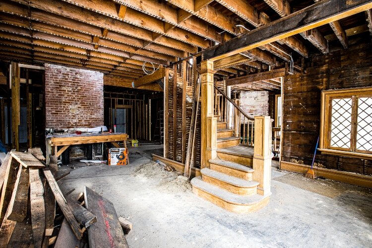 Wayne was initially worried about the scope of work needed, but warmed to the project. Cadia immediately fell in love with the home.