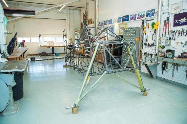 At 72, Staudacher shows no signs of slowing. He calls his Kawkawlin-area workshop a place for science experiments.