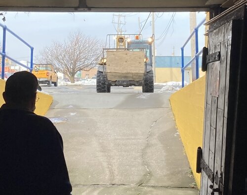 Serenus Johnson Construction helped moved the tombstone inside the Historical Museum of Bay County, where it will become part of a new Michigan Rock and Roll Legends Hall of Fame.Serenus Johnson Construction helped moved the tombstone inside the Hist