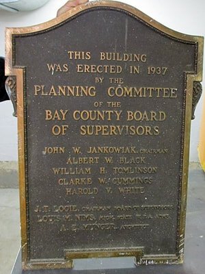 The Pinconning Community Center, originally known as the Jankowiak Building, was a Works Projects Administration project.