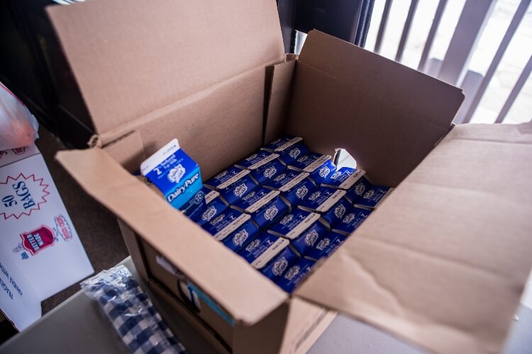 Bay area churches work with individuals and organizations such as Bay City Civitan, local scout troops, the Marine Corps, to keep the Food of Faith program running.