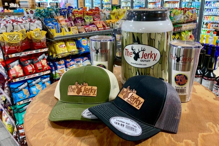 ​​​​​​​The most popular flavors at The Jerky Outlet are Teriyaki Beef, Peppercorn Beef and Turkey Jerky. (Photo courtesy of The Dore Corp.)