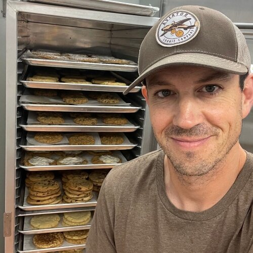 Aviator Cookie Company owner Chris Welch. (Photo courtesy of Aviator Cookie Company)