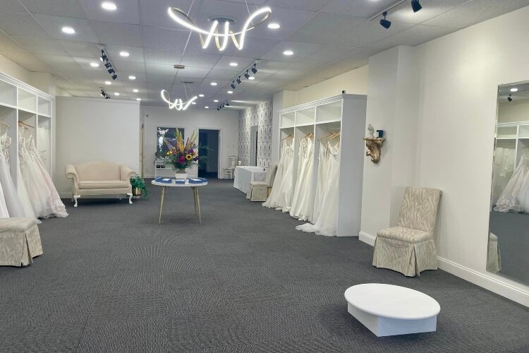 First Look Bridal Boutique offers bridal gowns as well as dresses for the mothers of the bride and groom. Eventually, the owner hopes to add prom and homecoming dresses to her inventory.