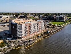 Work finished on Rivers Edge Apartments in November and nearly all the units already are leased.