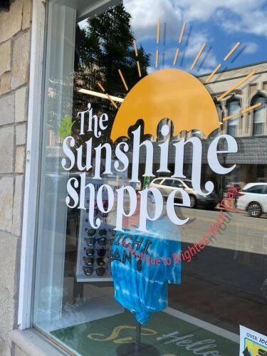 The Sunshine Shoppe is located in what used to be a downtown deli and market.