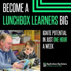 Big Brothers/Big Sisters of the Great Lakes Bay Region set up an informational table at a recent Bay Area Chamber of Commerce Eye Opener Breakfast.