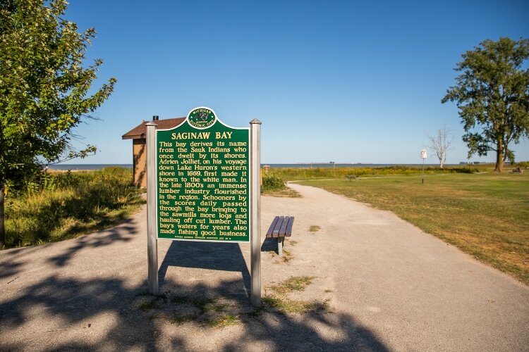 The annual BEach WELLness race follows trails inside the Bay City State Park.