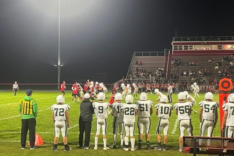The Pinconning Spartan football team faced off against Beaverton this fall. 