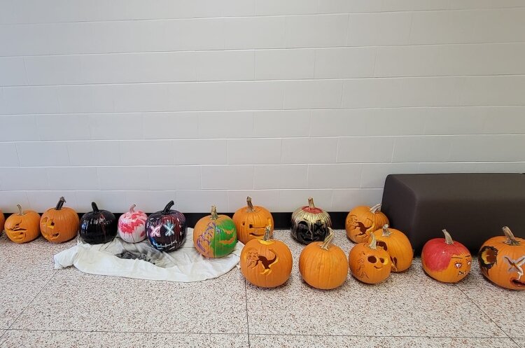 On many Fridays, Eastern offers students the chance to catch up on work, meet for fun activities, or listen to speakers. Recently, they carved pumpkins. Principal Nate Zanotti says he uses Fridays to build community and expose the kids to new ideas.