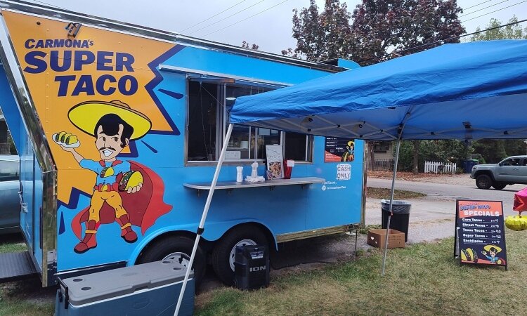 Carmona's Super taco, a food truck based at 1403 N. Henry St., serves up tacos, burritos, enchiladas, and other fan favorites. Owner Isaac Carmona uses the recipes of his father, who owned Touch of Mexico in Bay City.