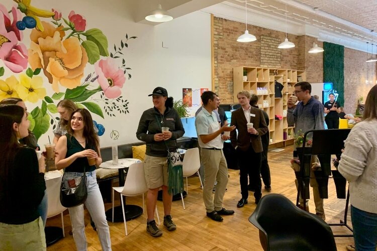 Coffee socials are one way the young professionals in Bay Area Energize build their networks.