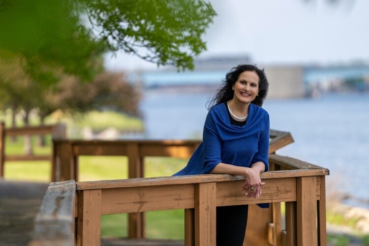 Cathy Washabaugh received the 2024 Peggy Rowley Community Enrichment Award. She was instrumental in establishing and expanding trails throughout the community and a Safe Routes to Schools program.