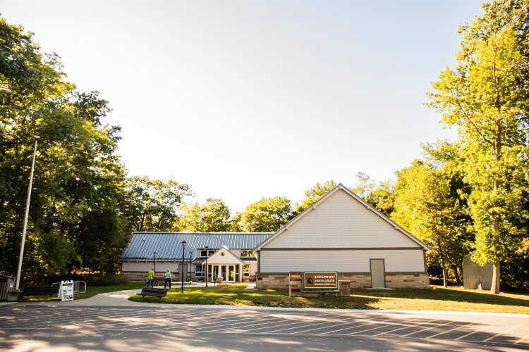 The state used American Rescue Plan Act (ARPA) funding to renovate the Saginaw Bay Visitor Center inside the park.