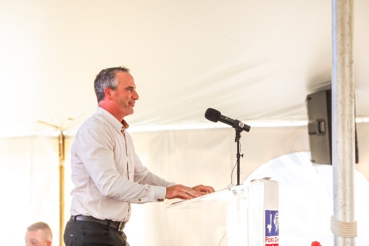 Joe Roggenbuck, a Harbor Beach farmer and Michigan Sugar Co-Op Board Chairman, explains how the new Molasses Desugarization Facility meets sustainability goals.