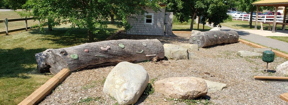 Playing in the park is an inexpensive activity for families. This nature-based playground at Discovery Preserve, 1701 S. Euclid Ave., gives kids a unique play space. 