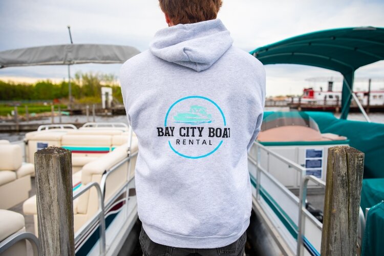 Bay City Boat Rental offers the opportunity to enjoy life on a pontoon without buying a boat.