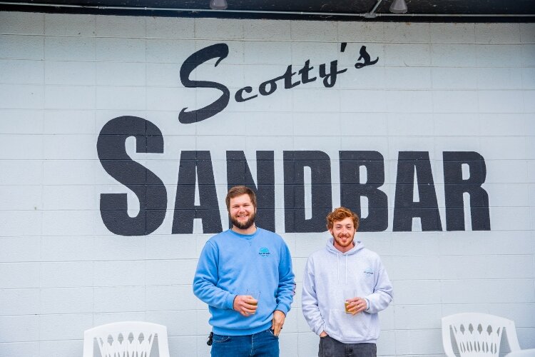 Scotty's Sandbar provides the home base for Bay City Boat Rental.