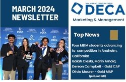 Four Bay-Arenac Career Center students recently competed in an international career skills conference. (Photo courtesy of Olivia Maurer)