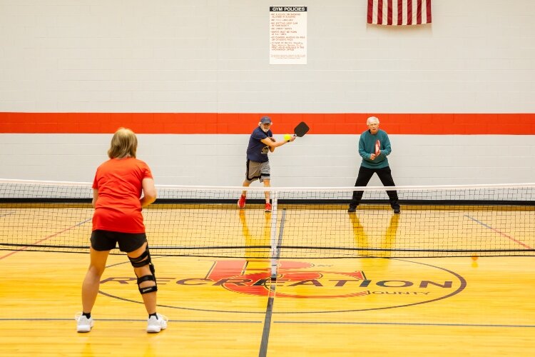 Ann Lynch faces off against Ross Jones and Don Walsh.