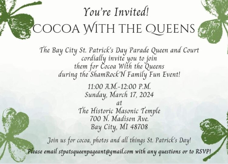 Graphic courtesy of the St. Patrick's Day Parade Association