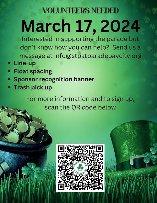 Graphic courtesy of the St. Patrick's Day Parade Association
