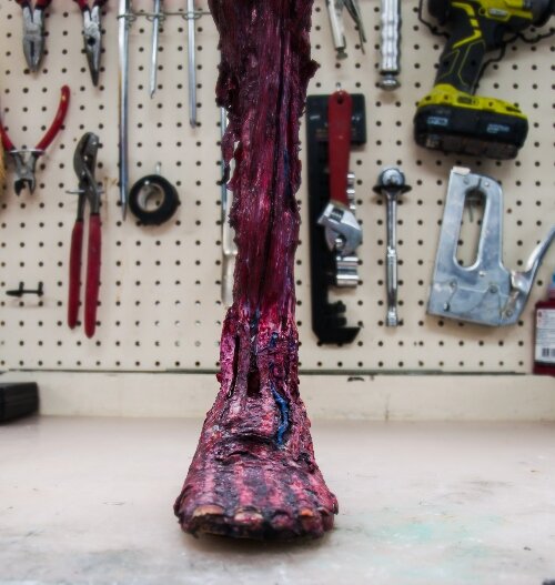 A cover Harrier created for Halloween gave trick-or-treaters a big surprise.