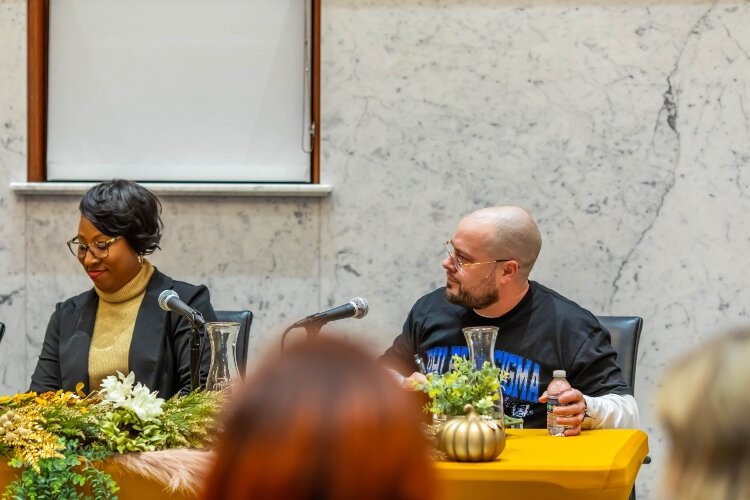 Marlana Cork and Benjamin Brian served on the first panel for the Tues., Jan. 9 live show.