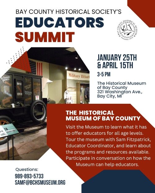 Graphic courtesy of the Bay County Historical Society