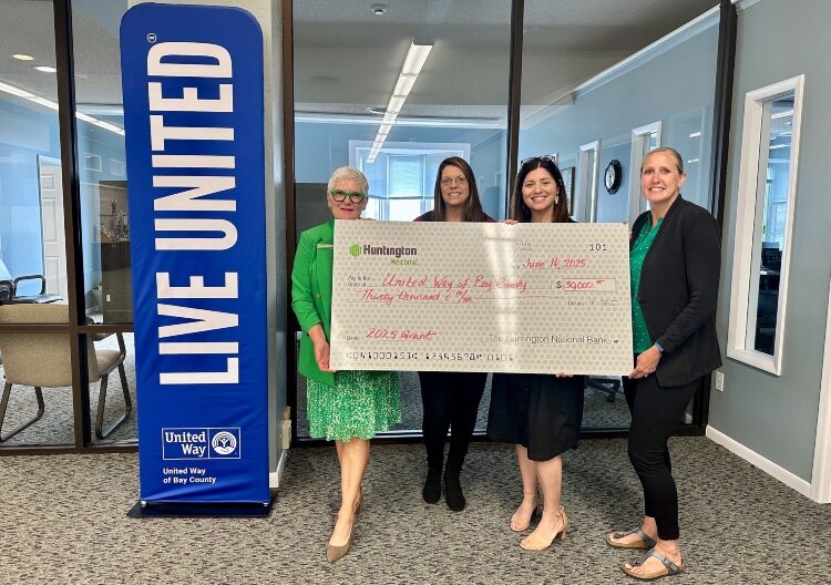 Huntington Bank granted $30,000 to the United Way of Bay County for programs such as an upcoming Senior Fraud Prevention Workshop.