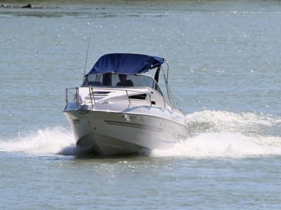 Boat on lake